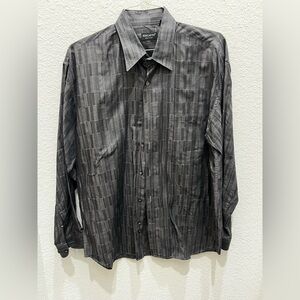 Regatta Men's Gray Casual Button Down Shirt